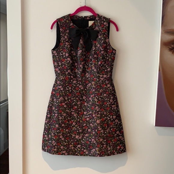 Kate Spade boho jacquard floral mini dress 2 - Picture 4 of 7